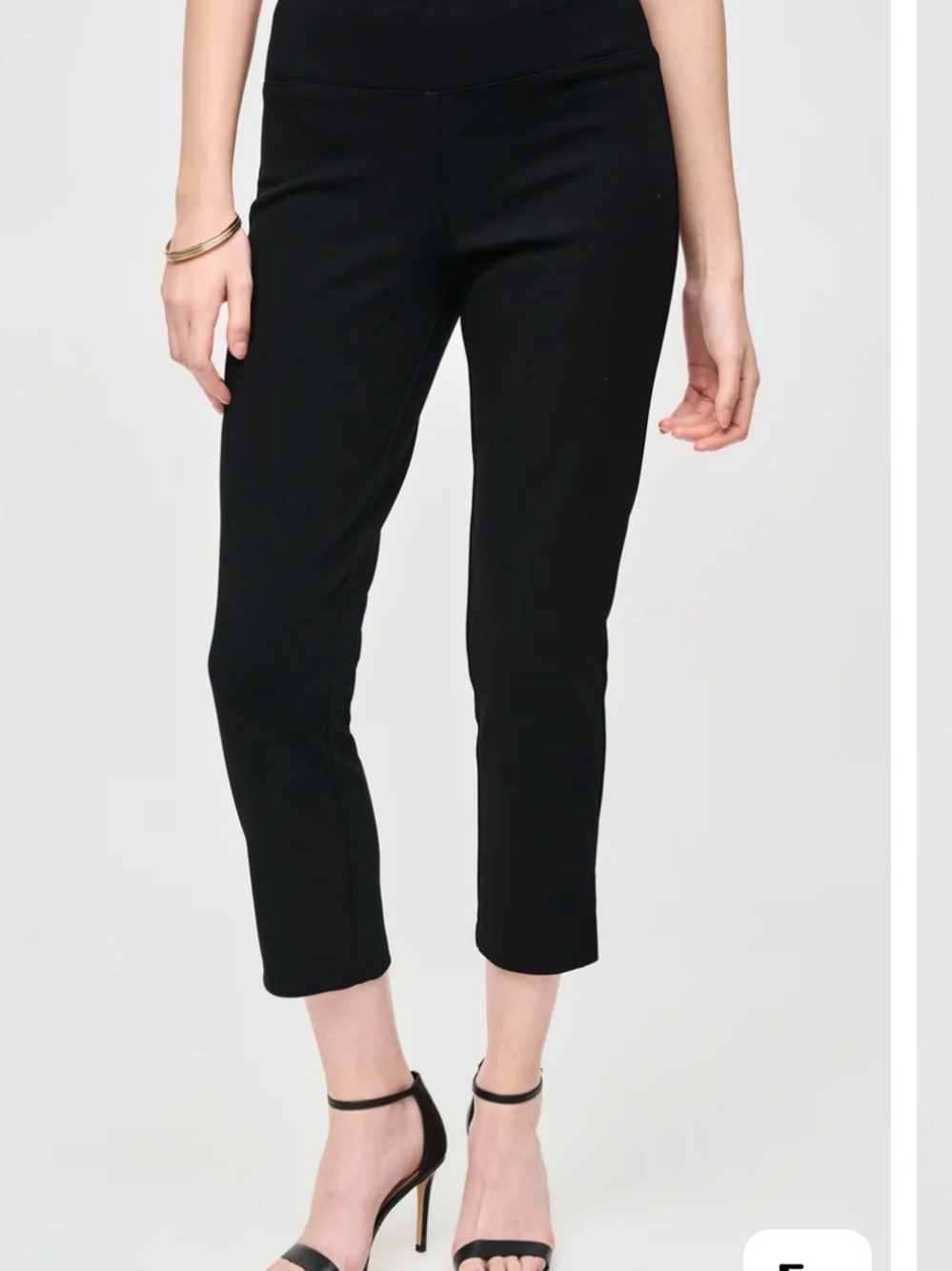 Joseph Ribkoff Black Crop Pull-On Pants Style 241105